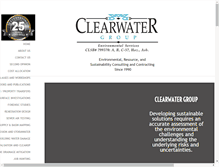 Tablet Screenshot of clearwatergroup.com